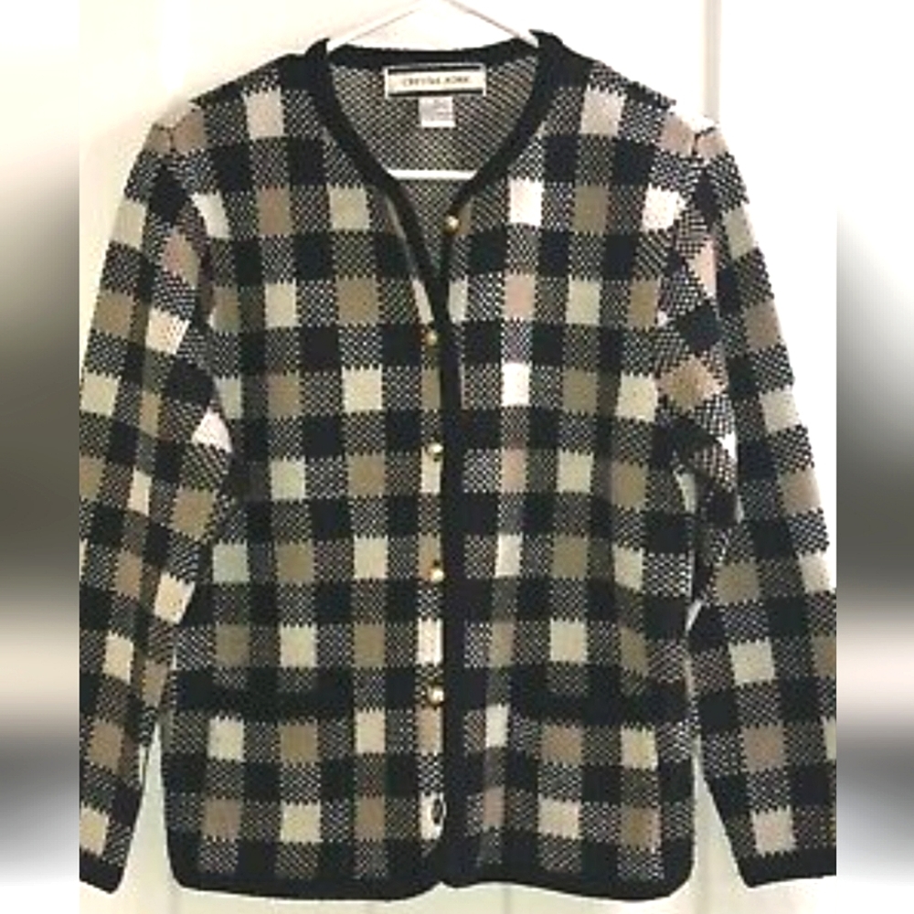 Crystal-Kobe Women's Vintage 90's Cardigan